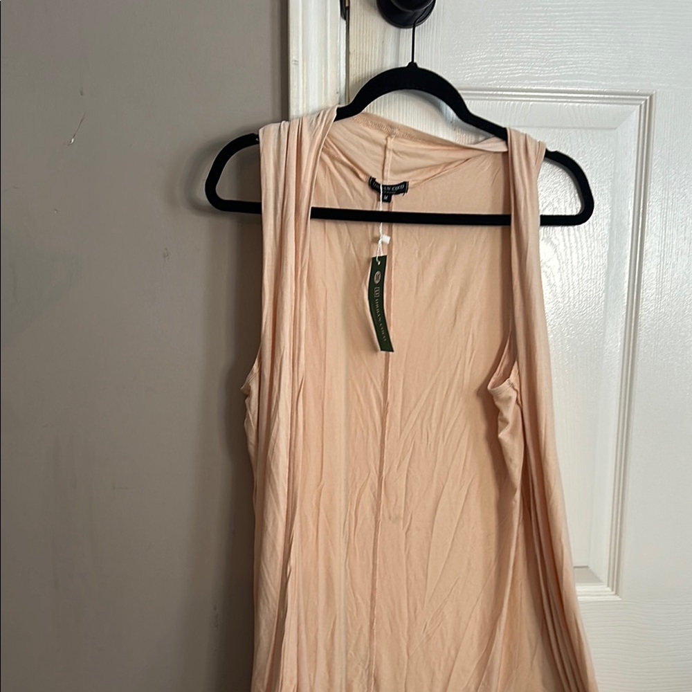 Fitted Ribbed Pink Sleeveless Tank Top